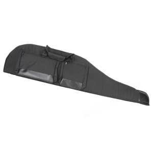 Large Two Pocket Gun Slip Faux Leather Black 127x30cm