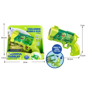 P82138A Dinosaur Battery Operated Bubble Gun Toy
