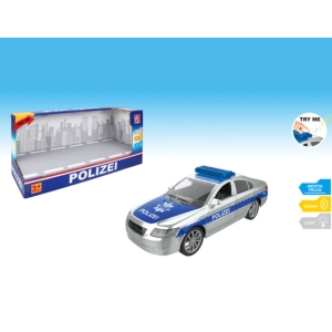 RJ036 Battery Operated German Polizei Police Car Toy – Lights, Sound & Inertia Action