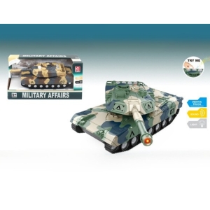 RJ102 Military Battery Operated Toy Tank – Lights, Sound & Inertia Powered