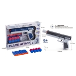 TH2501-3 Flame Attack Foam Dart & Soft Ball Toy Gun Set – 3 Firing Modes