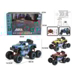 666- MAX 2.4GHz Remote Control 6-Wheel Off-Road Vehicle with Lights & Demo Mode – Rechargeable RC Monster Truck - Image 1