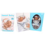 8102 12” Sweet Baby Sleeping Doll with Blanket & Accessories - Image 1