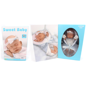 8102 12” Sweet Baby Sleeping Doll with Blanket & Accessories