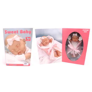 8103 12” Sweet Baby Sleeping Doll with Blanket & Accessories