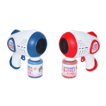 TX-BU-026 Trimex Battery Operated Bubble Gun with LED Light – Red & Blue - Image 2