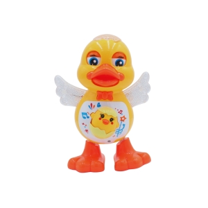 Kids Musical Dancing Duck Toy with LED Flashing Lights – Interactive Walking & Singing Toy
