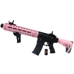 HFC HB203 Tactical AEG Airsoft Rifle With Grip Pink - Image 3