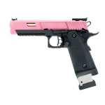BABA YAGA BETA COMBAT MASTER HI-CAPA CO2 BLOWBACK AIRSOFT PISTOL PINK - Image 1