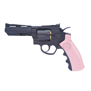 SRC 4 Inch Titan Full Metal CO2 Airsoft Revolver Pink