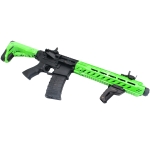 HFC HB203 AEG Tactical Rifle With Grip Two Tone Green - Image 3