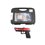 HGC173 HFC Airsoft Co2 Blowback Pistol With Hard Case Red Two Tone - Image 6