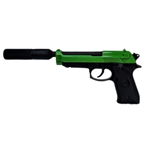 CO702XSP CO2 Blow Back Airsoft Pistol With Silence Green Two Tone