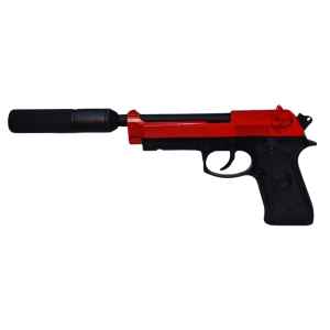 CO702XSP SR92 CO2 Blow Back Airsoft Pistol With Silence Red Two Tone