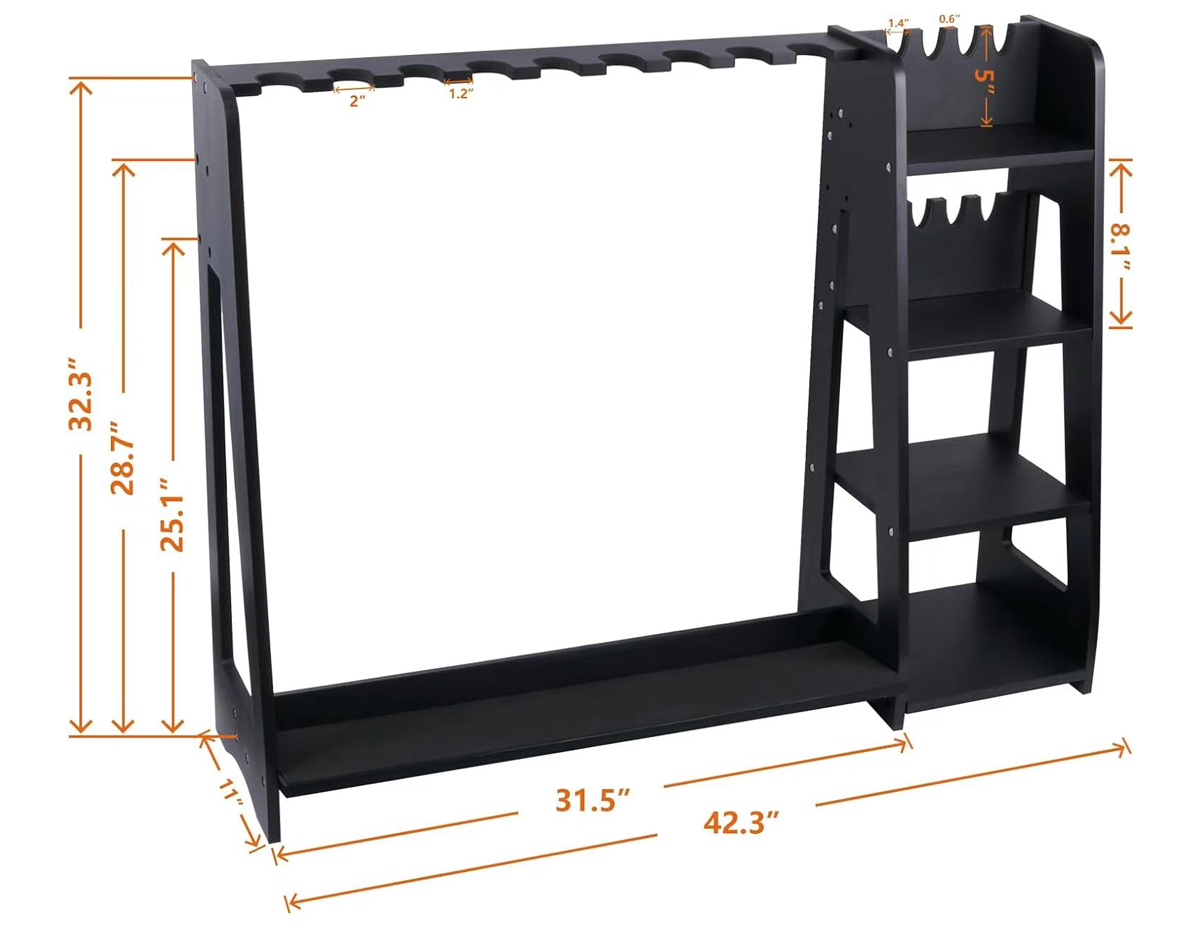 Triangle Frame Axe Rack Trimex Arms Heavy-Duty Wooden Gun & Accessories Rack - Trimex Wholesale UK