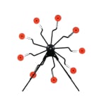 Trimex Arms Auto Reset Ferris Wheel Metal Spinner Shooting Target - Image 2