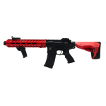 HB203 HFC AEG TACTICAL RIFLE WITH GRIP Two Tone Red and Black - Image 1