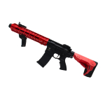 HB203 HFC AEG TACTICAL RIFLE WITH GRIP Two Tone Red and Black - Image 5