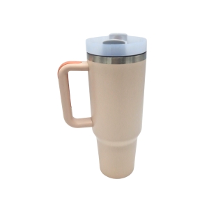 1.5L Insulated Travel Mug with Handle and Straw Lid