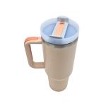 1.5L Insulated Travel Mug with Handle and Straw Lid - Image 3