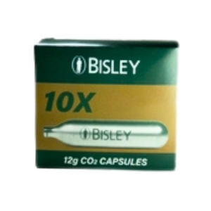 Bisley 12g CO2 Capsules – 10 Boxed (UK ONLY)