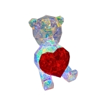 Magic LED Interactive Light – Crystal Bear with Heart- 31CM - Image 3