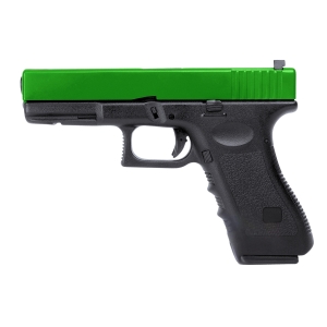 HG185 G17 GAS SPORTLINE AIRSOFT PISTOL GREEN TWO TONE