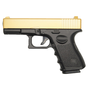 Galaxy G15 Airsoft Metal Spring Pistol - Gold