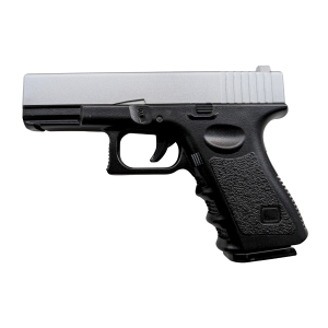 Galaxy G15 Airsoft Metal Spring Pistol - Silver