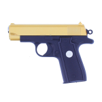 Galaxy G2 Airsoft Metal Spring Pistol - Gold - Image 1