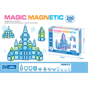 JH21C Magic Magnetic Building Blocks Play Set – 200PCS