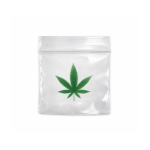 50 x 50 mm Zipper Big Leaf Print Bag - Image 1