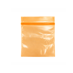 50 x 50 mm Orange Zipper Bag - Image 1