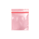 50 x 50 mm Red Zipper Bag - Image 1