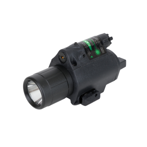 Tactical LED Flashlight with Green Laser Sight