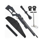 Puncher Nish Synthetic .25 PCP Air Rifle Complete Set - Image 1