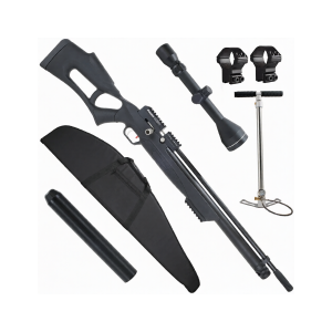 Puncher Nish Synthetic .25 PCP Air Rifle Complete Set
