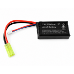 7.4 volt bulldog lipo battery 1000 mAh
