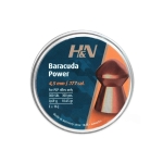 copper plated domed airgun pellets H&N Baracuda Power .177