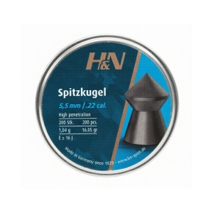 H&N .22 pointed airgun pellets Spitzkugel