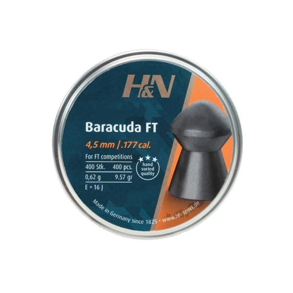 H&N Baracuda Field Target 4.5mm air rifle pellets H&N Baracuda Field Target 4.5mm air rifle pellets 400ct