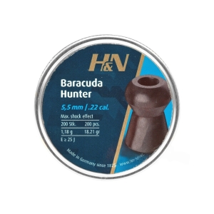 H&N Sport Baracuda Hunter .22 pellets for air rifle hunting