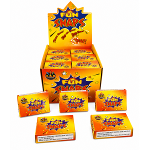 Fun Snaps Novelty Bang Snaps – Counter Display Pack of 50 Boxes