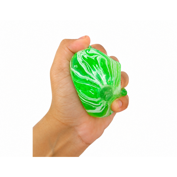 hand squeezing the ball squishy