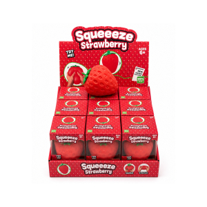 LS2001-11 Jumbo Strawberry Squishy Pack Of 9