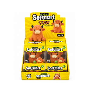 LS2001-12 Jumbo Cow Squishy Pack Of 4