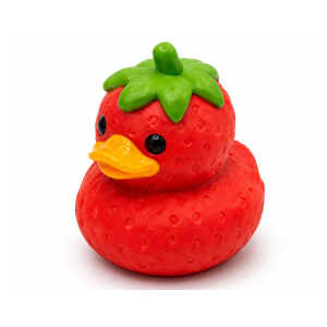 LS2001-2 Jumbo Duck Strawberry Squishy Pack Of 6