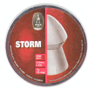 BSA Storm Pointed Airgun Pellets .22 x 250pcs wholesale pack of pellets