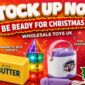 Stock Up Now and Be Ready for Christmas wholesale toy banner with squishies, magnetic building sets, kids karaoke machines and RC toys
